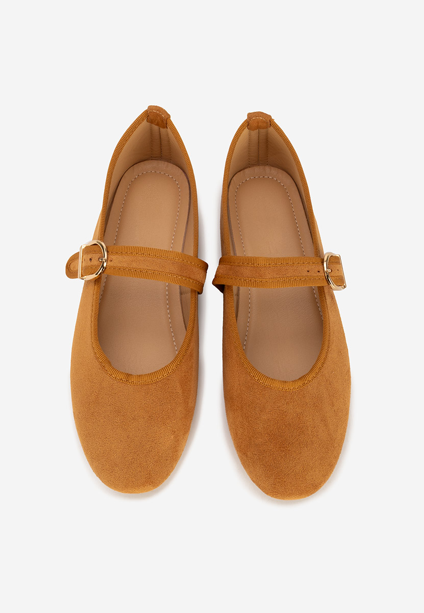 Balerini cu bareta Alecsona camel