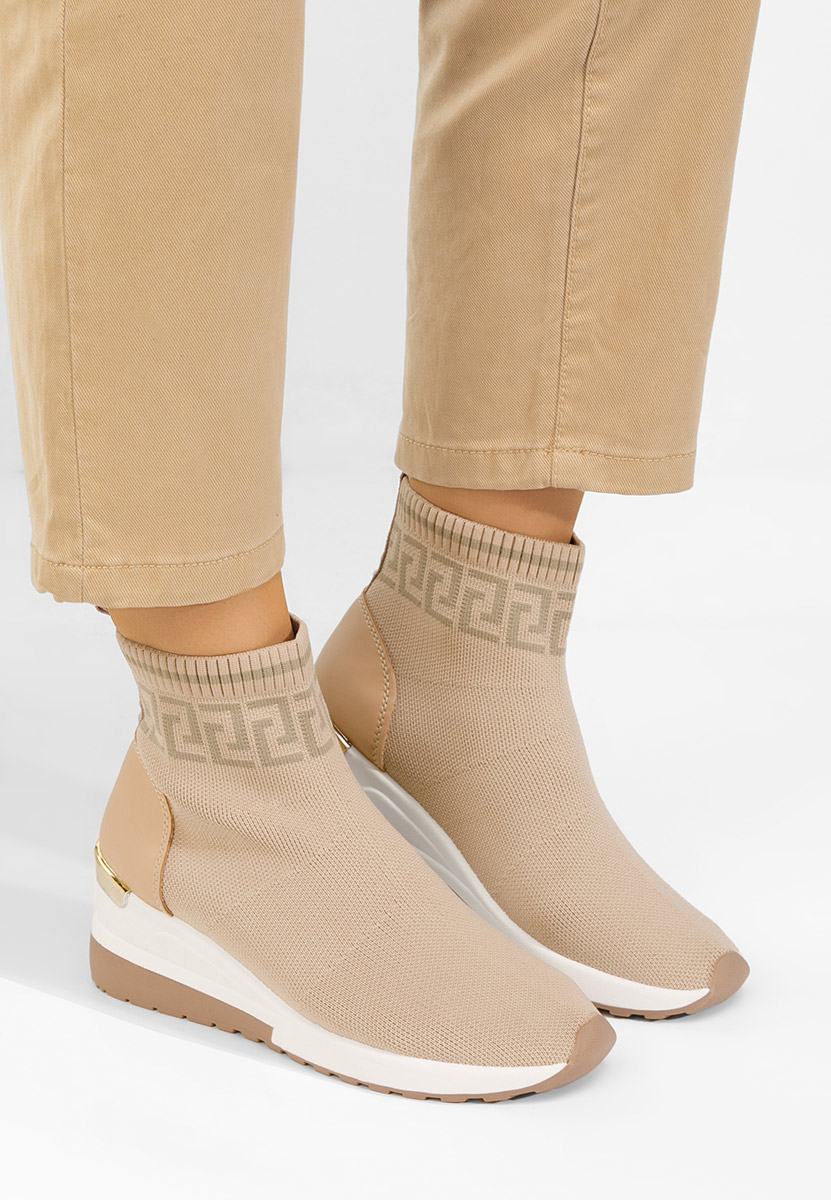 Sneakers tip soseta Ofelina bej