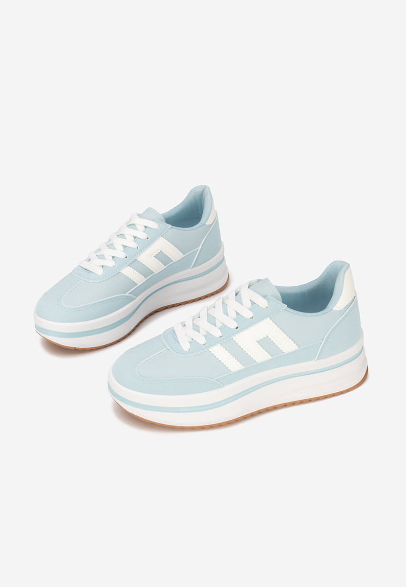 Sneakers cu platformă Jesie albastri