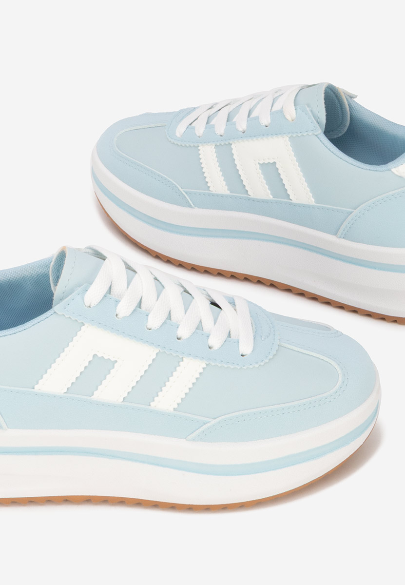 Sneakers cu platformă Jesie albastri