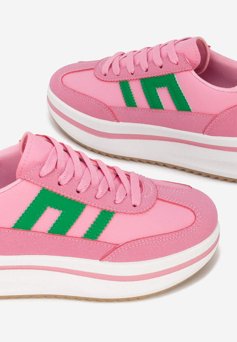 Sneakers cu platformă Jesie fucsia