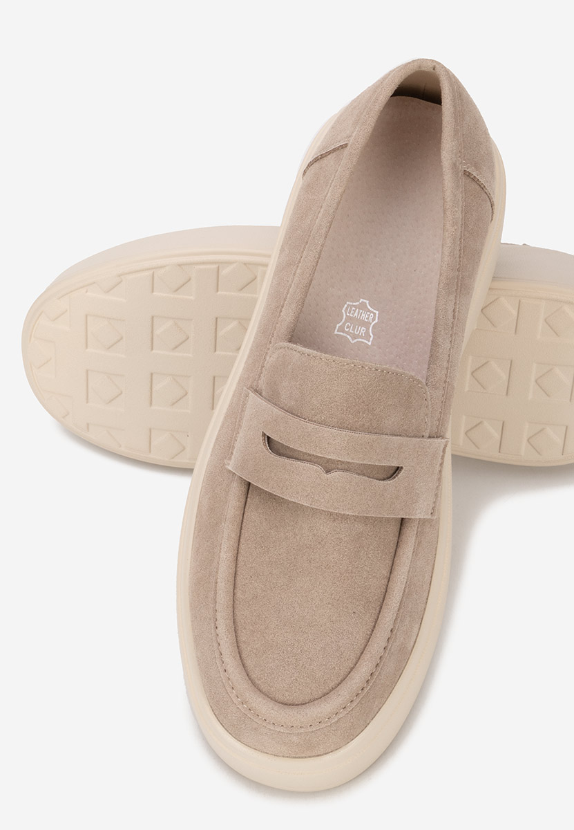 Mocasini cu platforma Herminia kaki