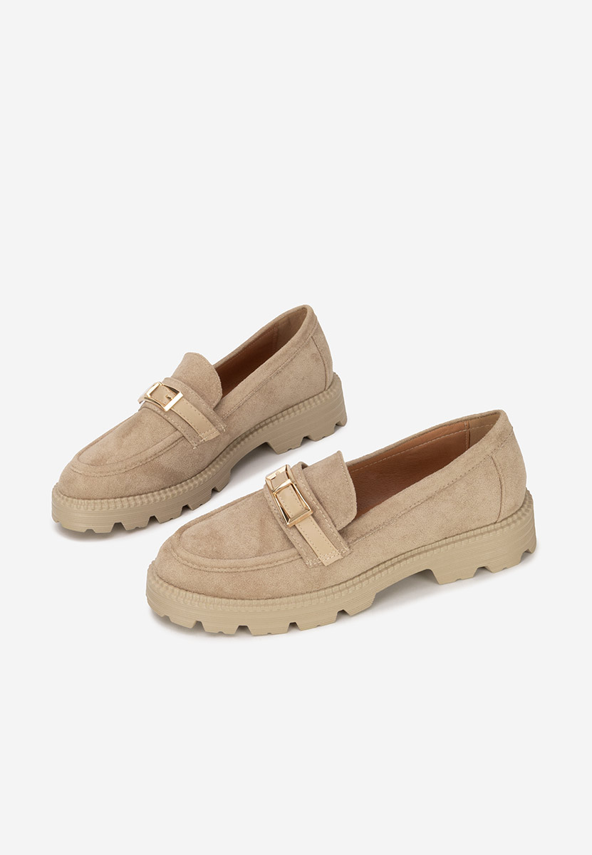 Mocasini dama Katiana kaki