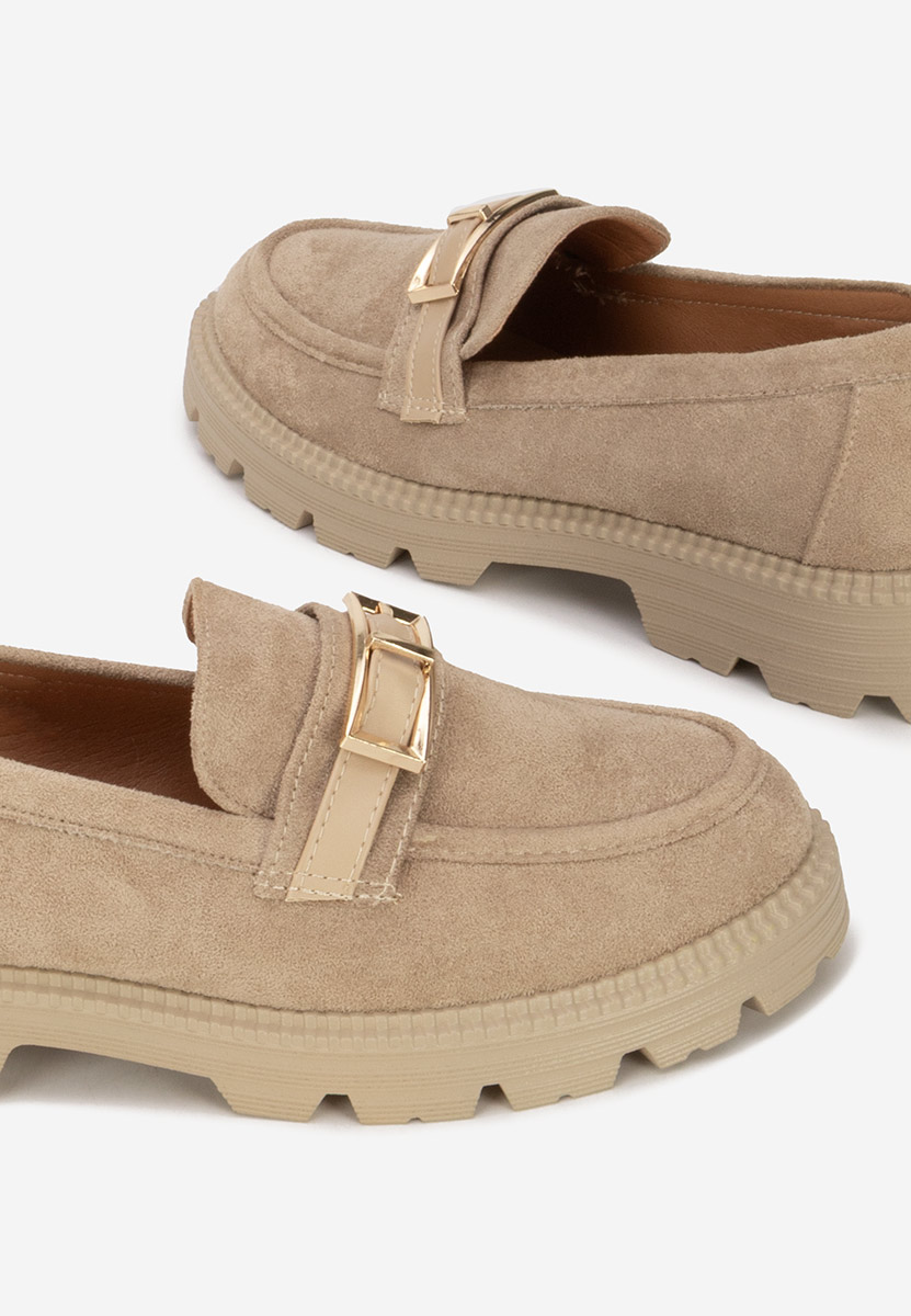 Mocasini dama Katiana kaki