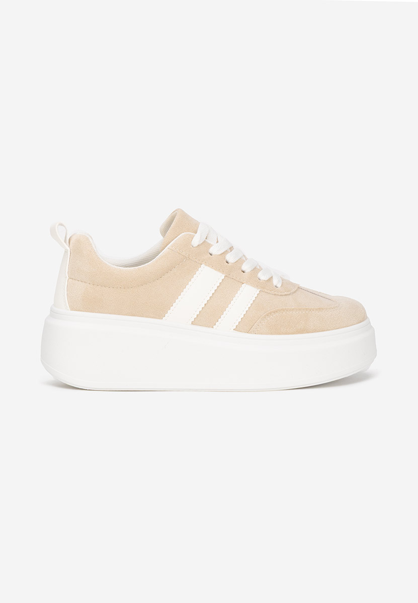 Sneakers cu platformă Semana bej