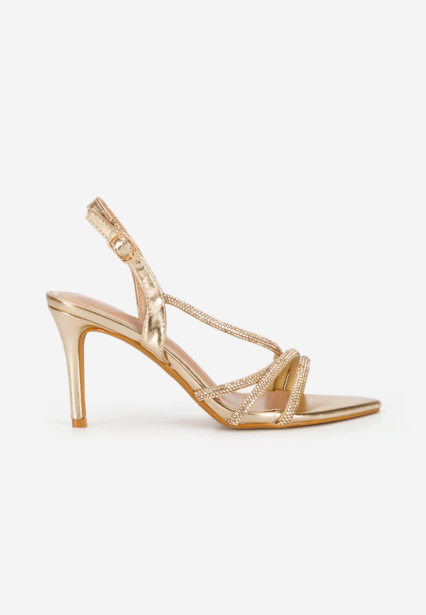 Sandale dama elegante Sorinia aurii