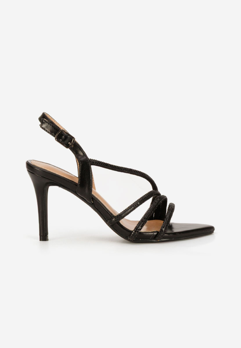 Sandale dama elegante Sorinia negre