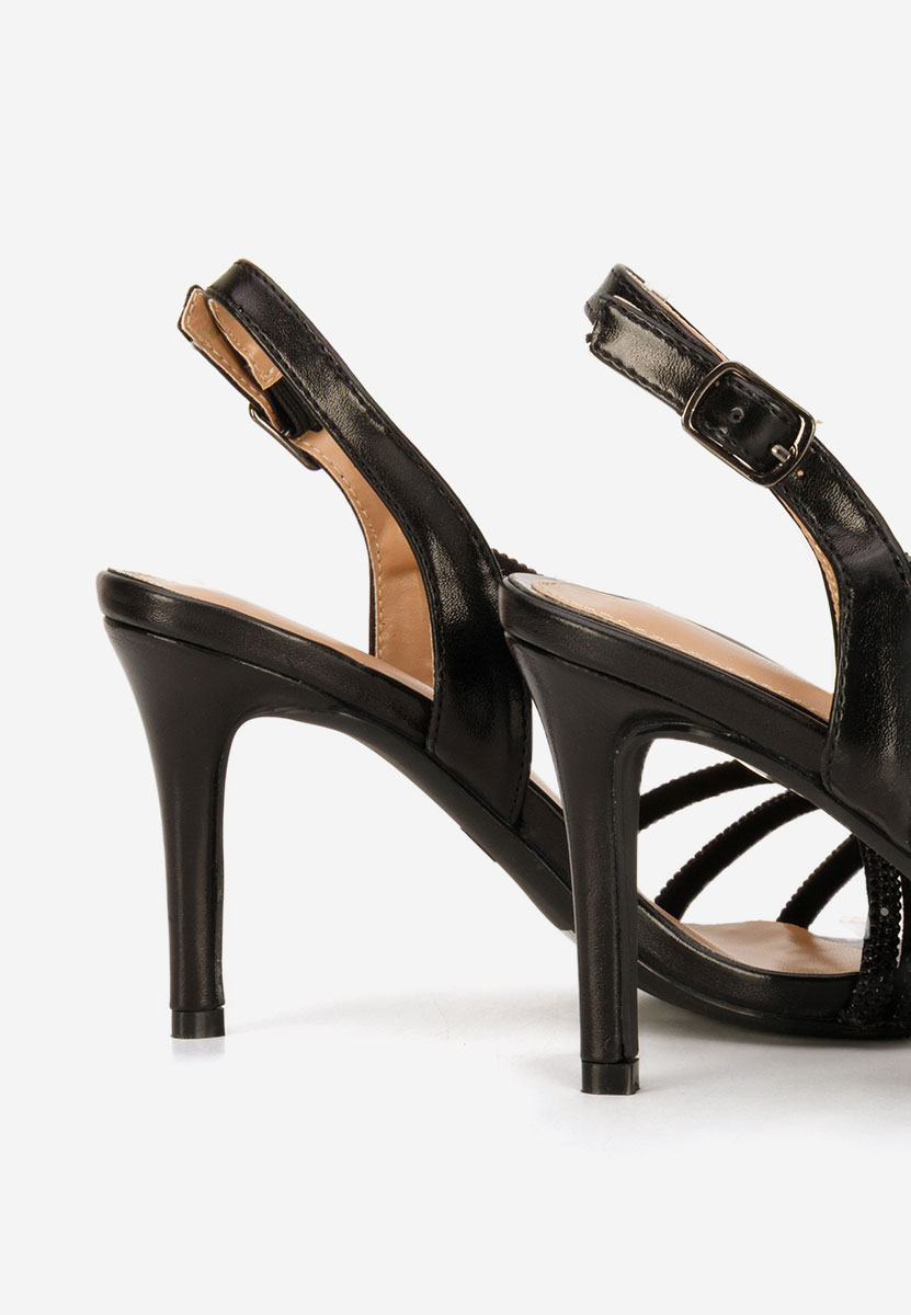 Sandale dama elegante Sorinia negre