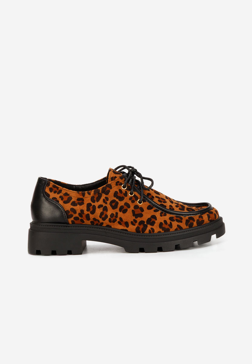 Pantofi casual dama Seliora leopard