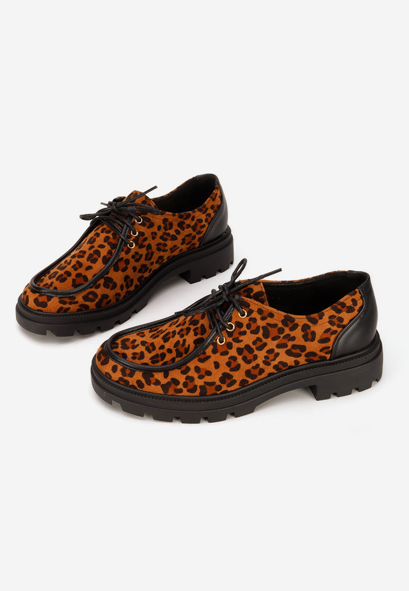 Pantofi casual dama Seliora leopard