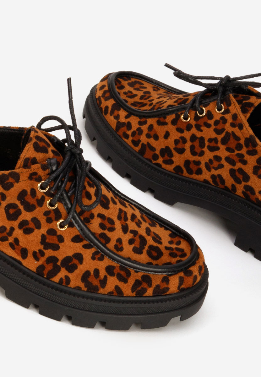 Pantofi casual dama Seliora leopard