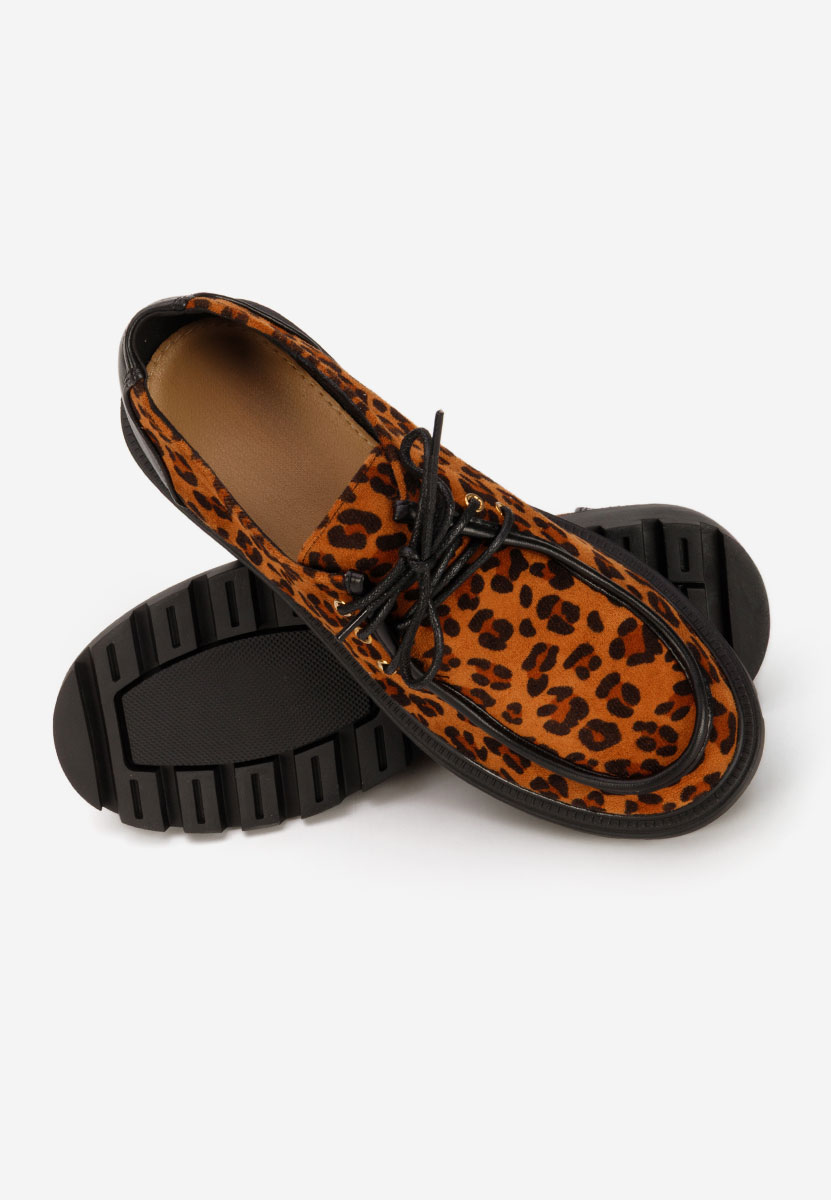 Pantofi casual dama Seliora leopard