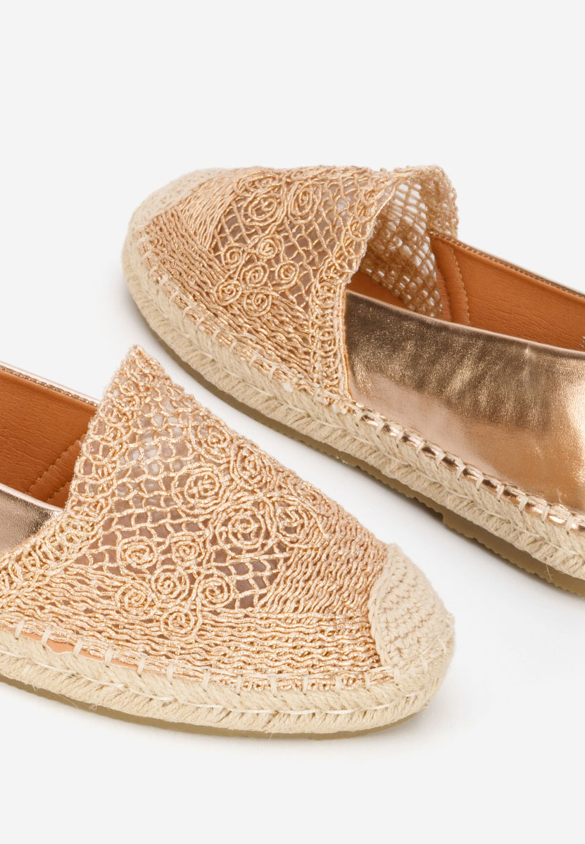 Espadrile dama Thaisa champagne