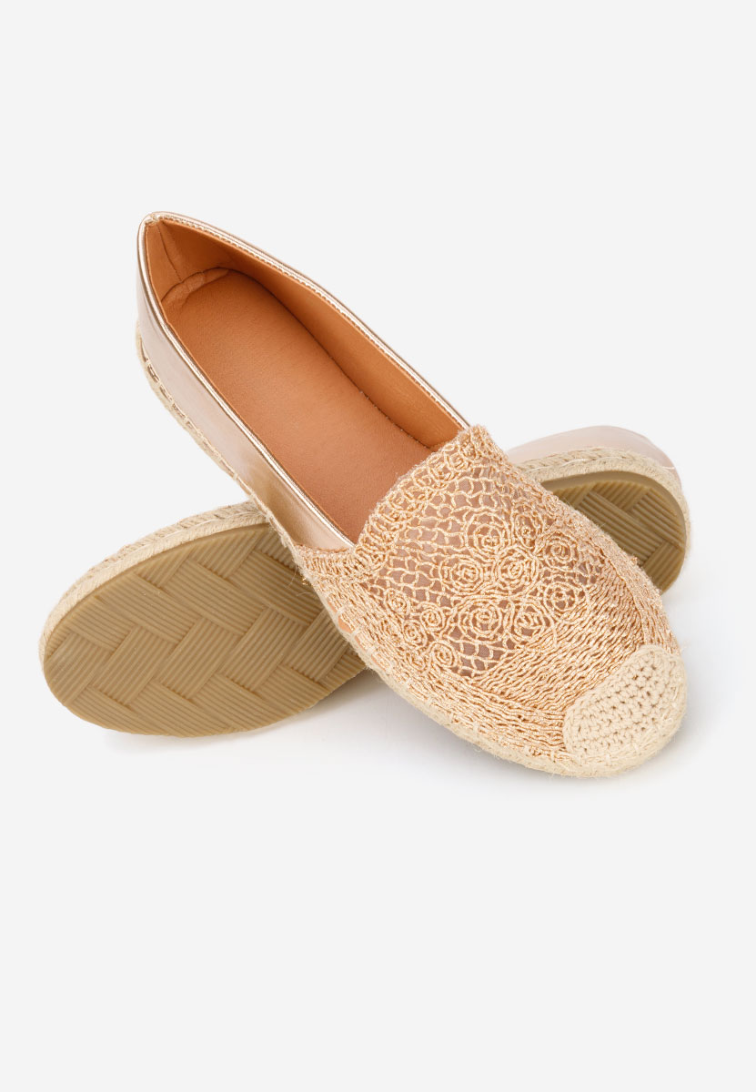 Espadrile dama Thaisa champagne
