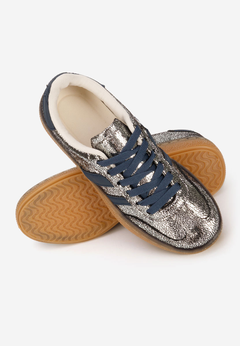 Sneakers dama Azurea argintii