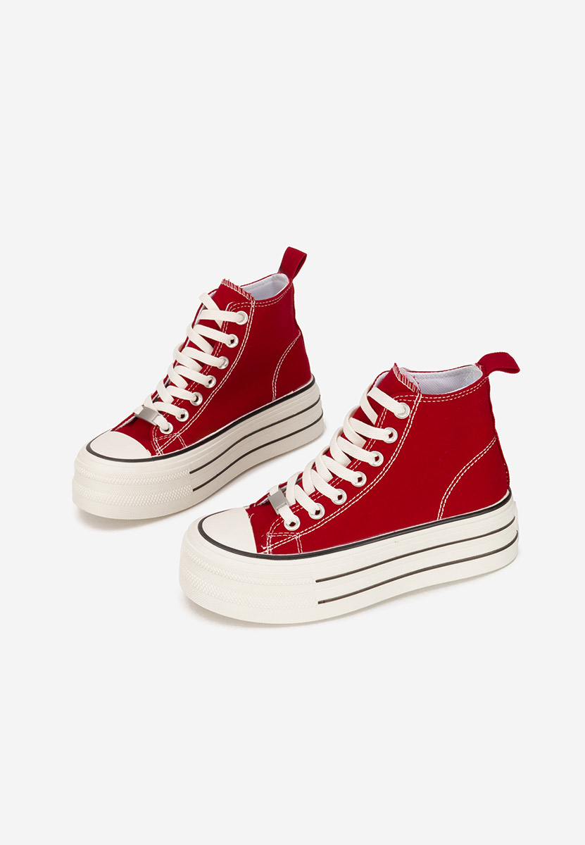 Tenisi cu platformă Kimala V3 rosii