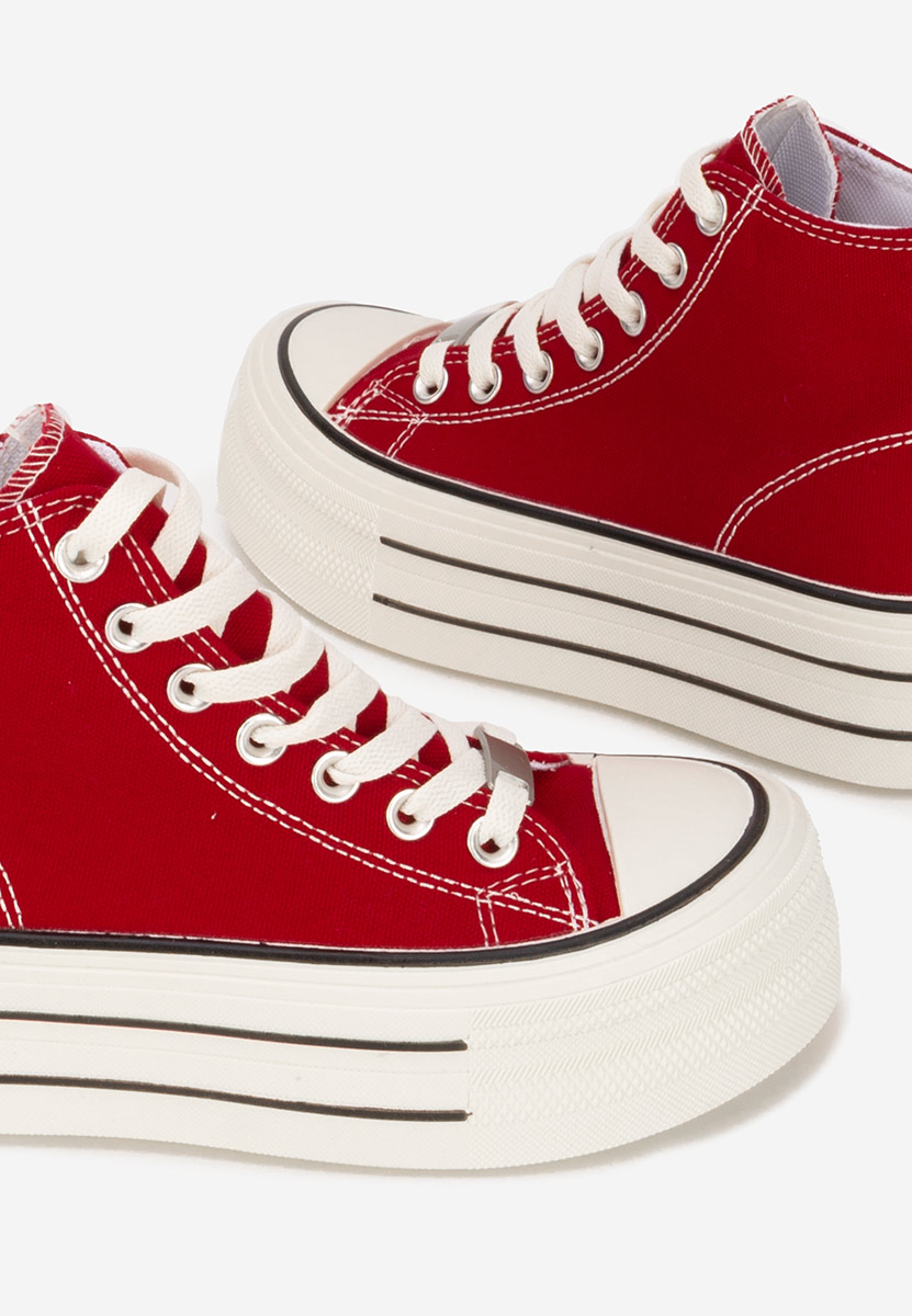 Tenisi cu platformă Kimala V3 rosii