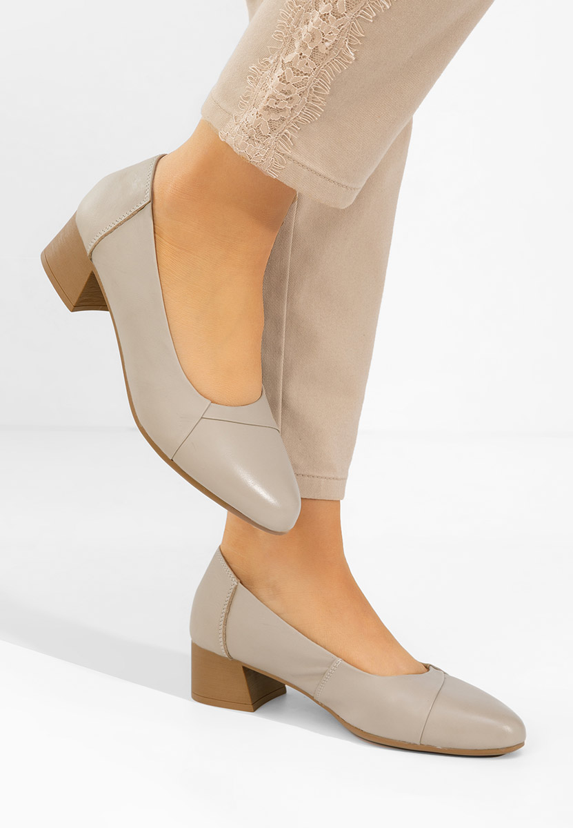 Pantofi dama piele Giulieta bej