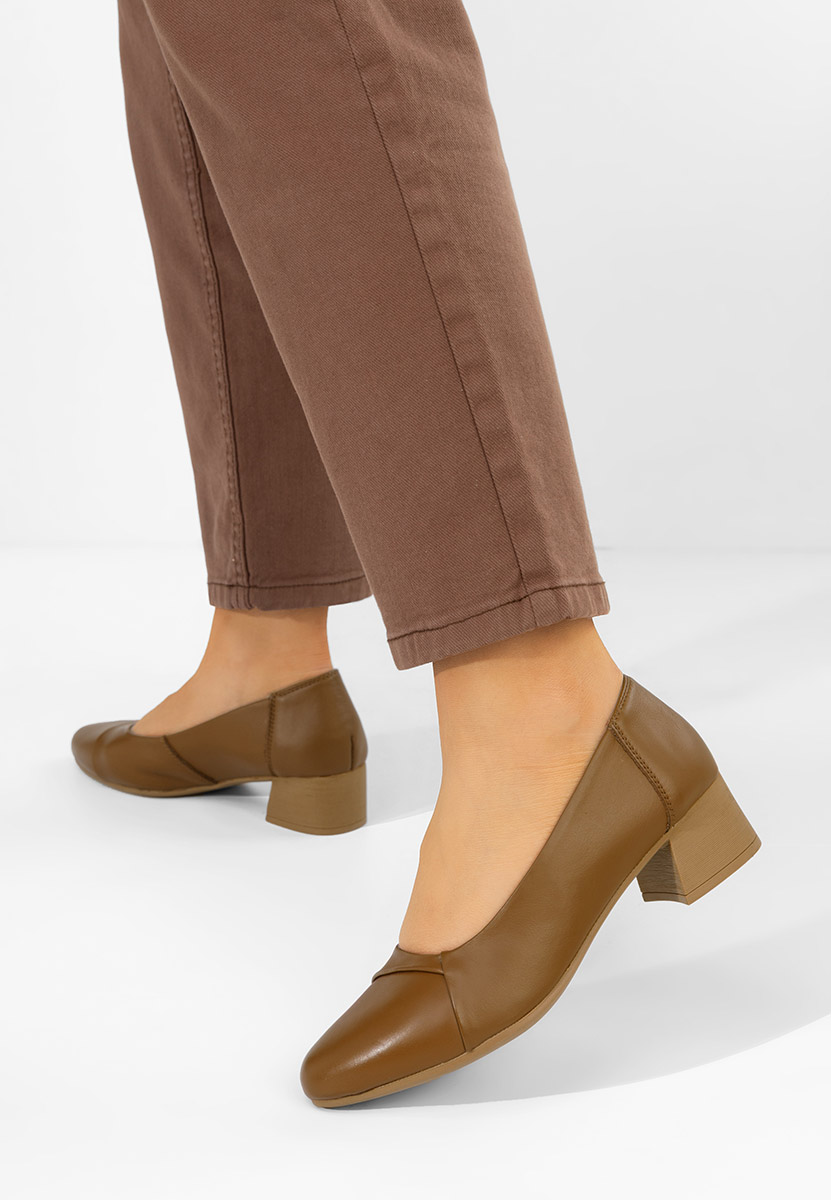 Pantofi dama piele Giulieta camel