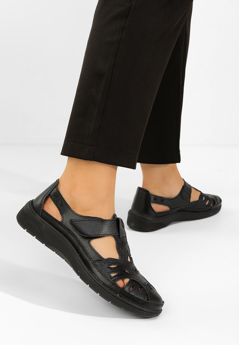 Espadrile dama Etheria negre