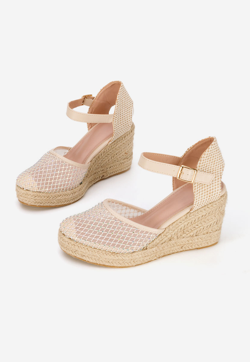 Sandale tip espadrile Racelia bej