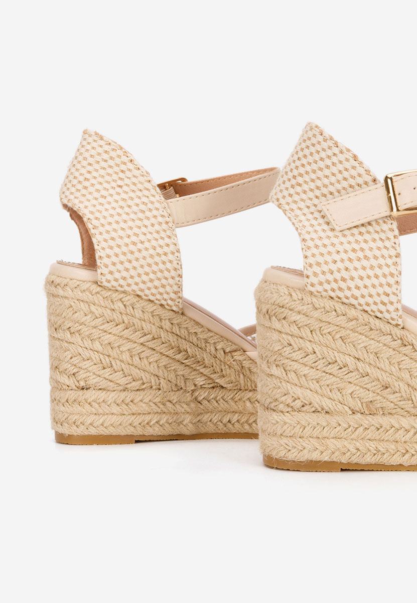 Sandale tip espadrile Racelia bej