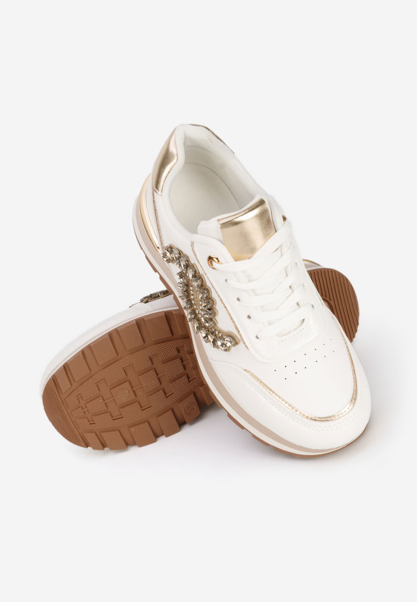 Sneakers cu platforma Reyma V2 albi
