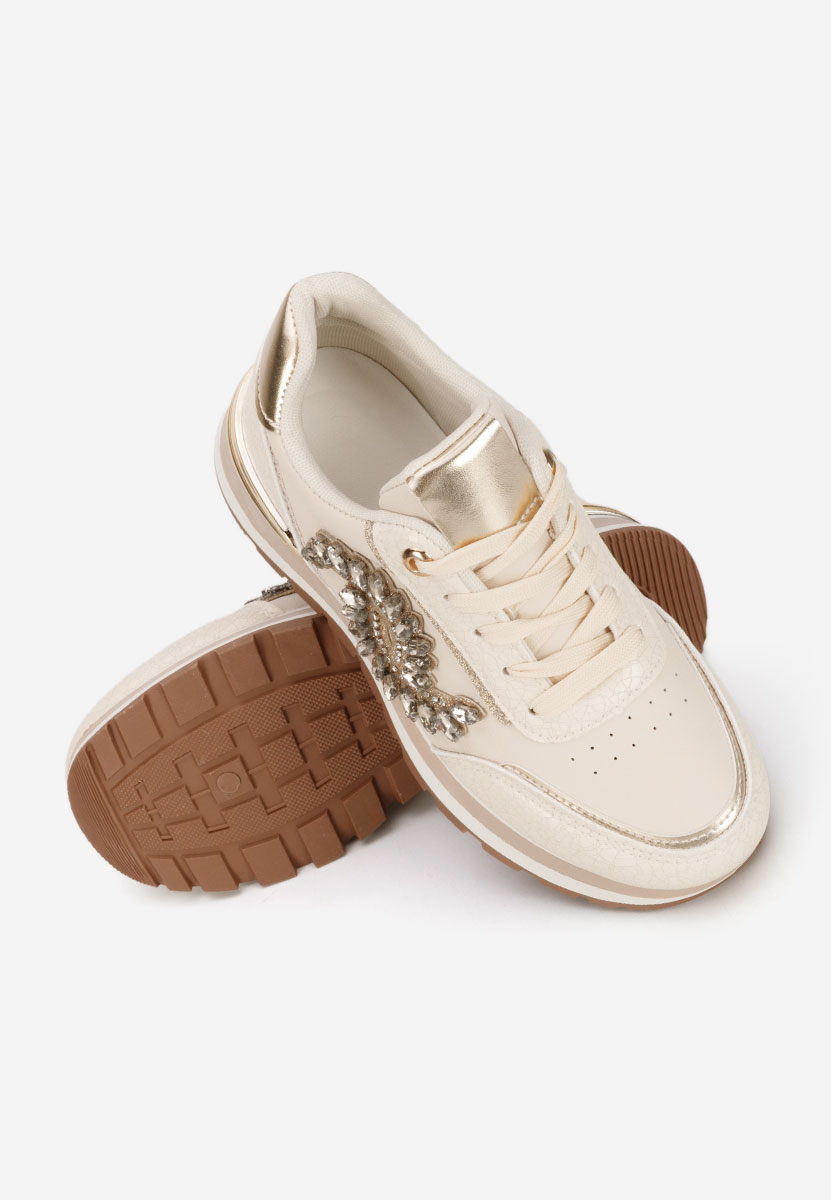 Sneakers cu platforma Reyma bej