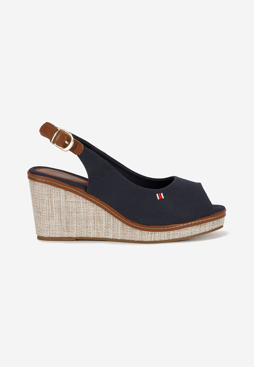 Sandale cu platforma Carolla navy