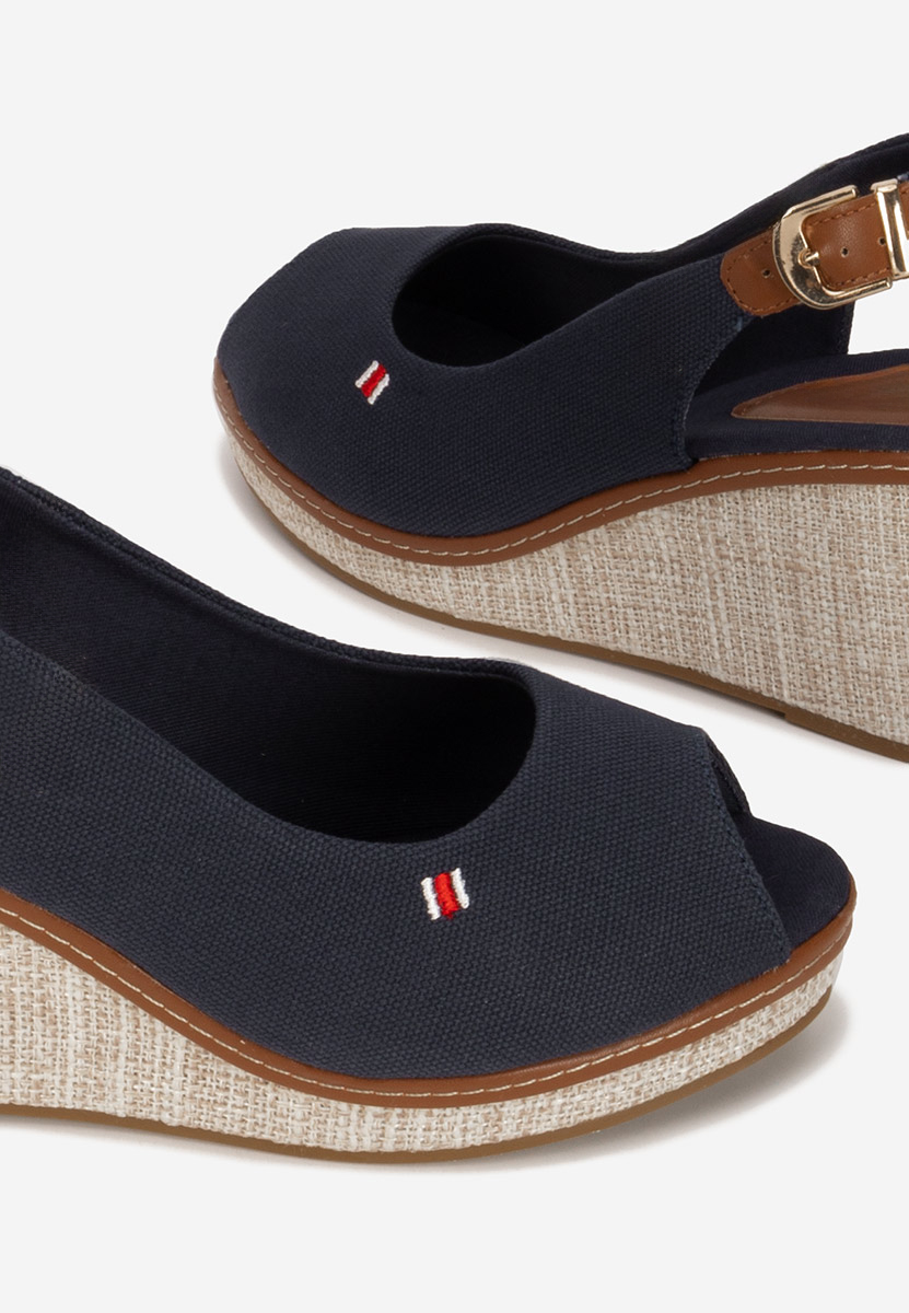 Sandale cu platforma Carolla navy