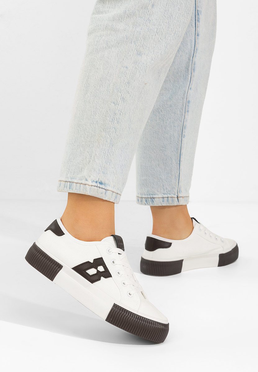 Sneakers dama Cleria albi