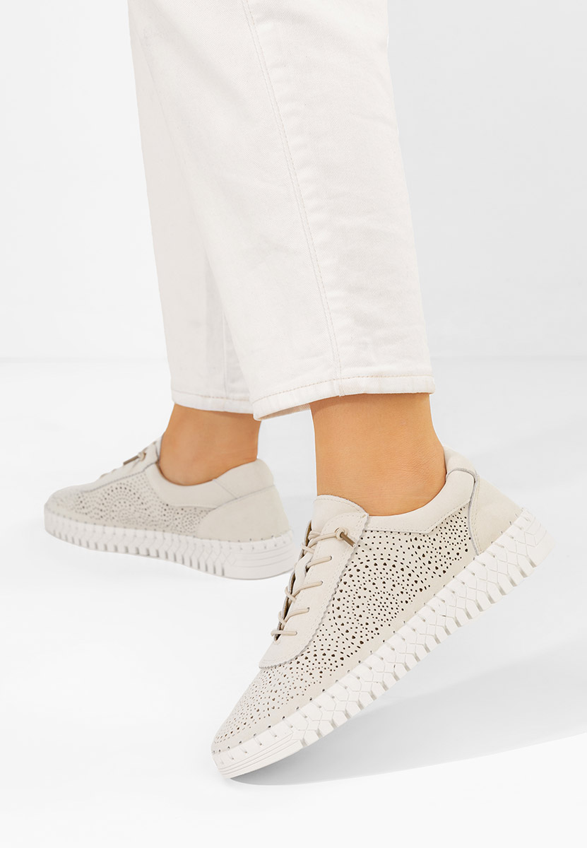 Sneakers dama piele Fidonia bej