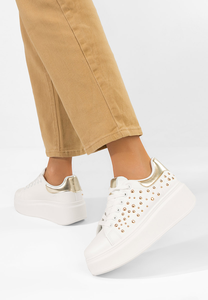Sneakers cu platformă Lindalia V3 albi