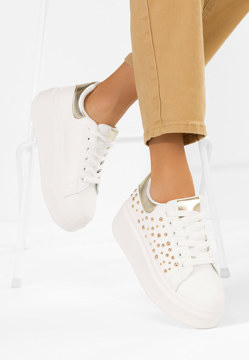Sneakers cu platformă Lindalia V3 albi