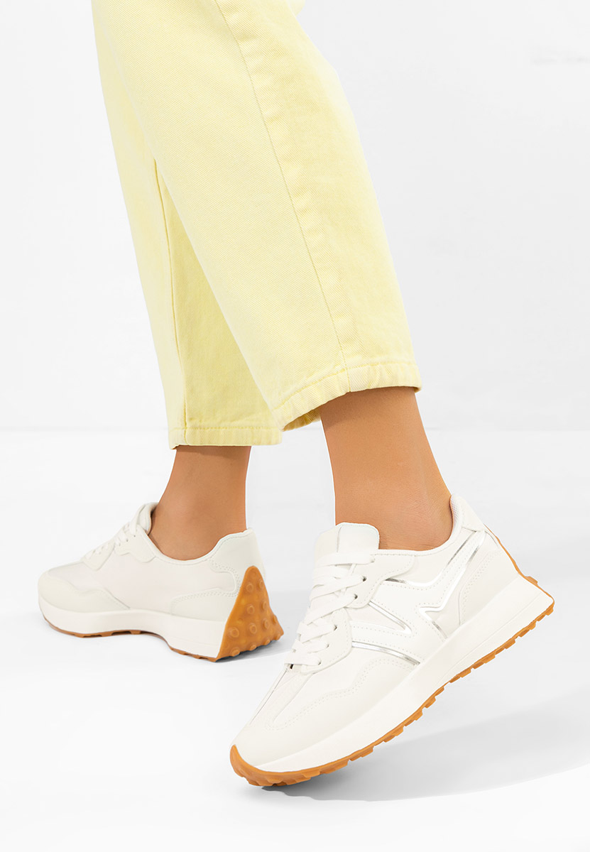 Sneakers dama Aminay albi