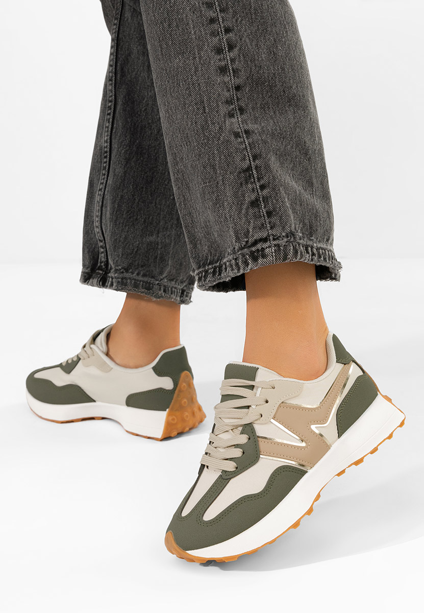 Sneakers dama Aminay verzi