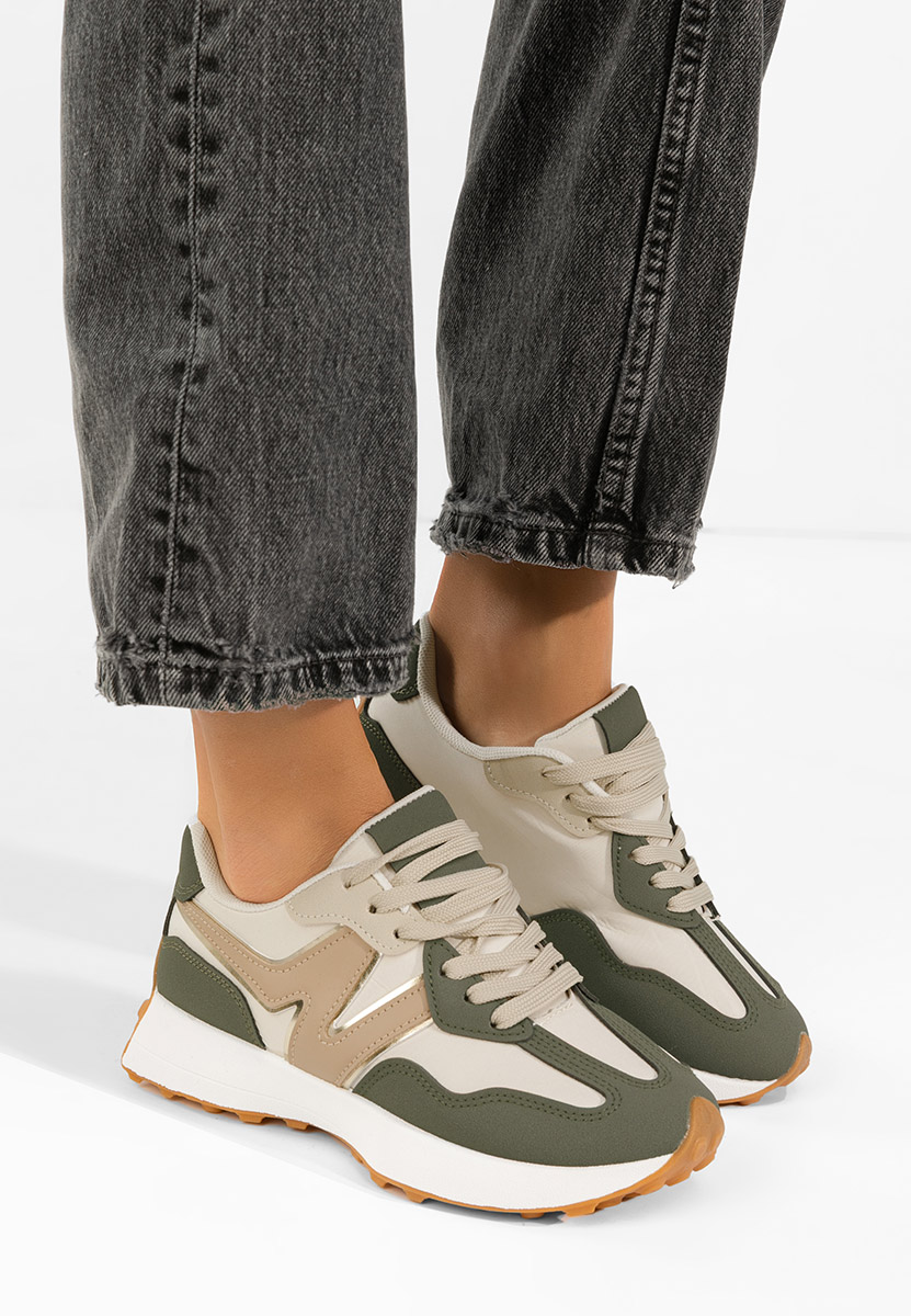 Sneakers dama Aminay verzi