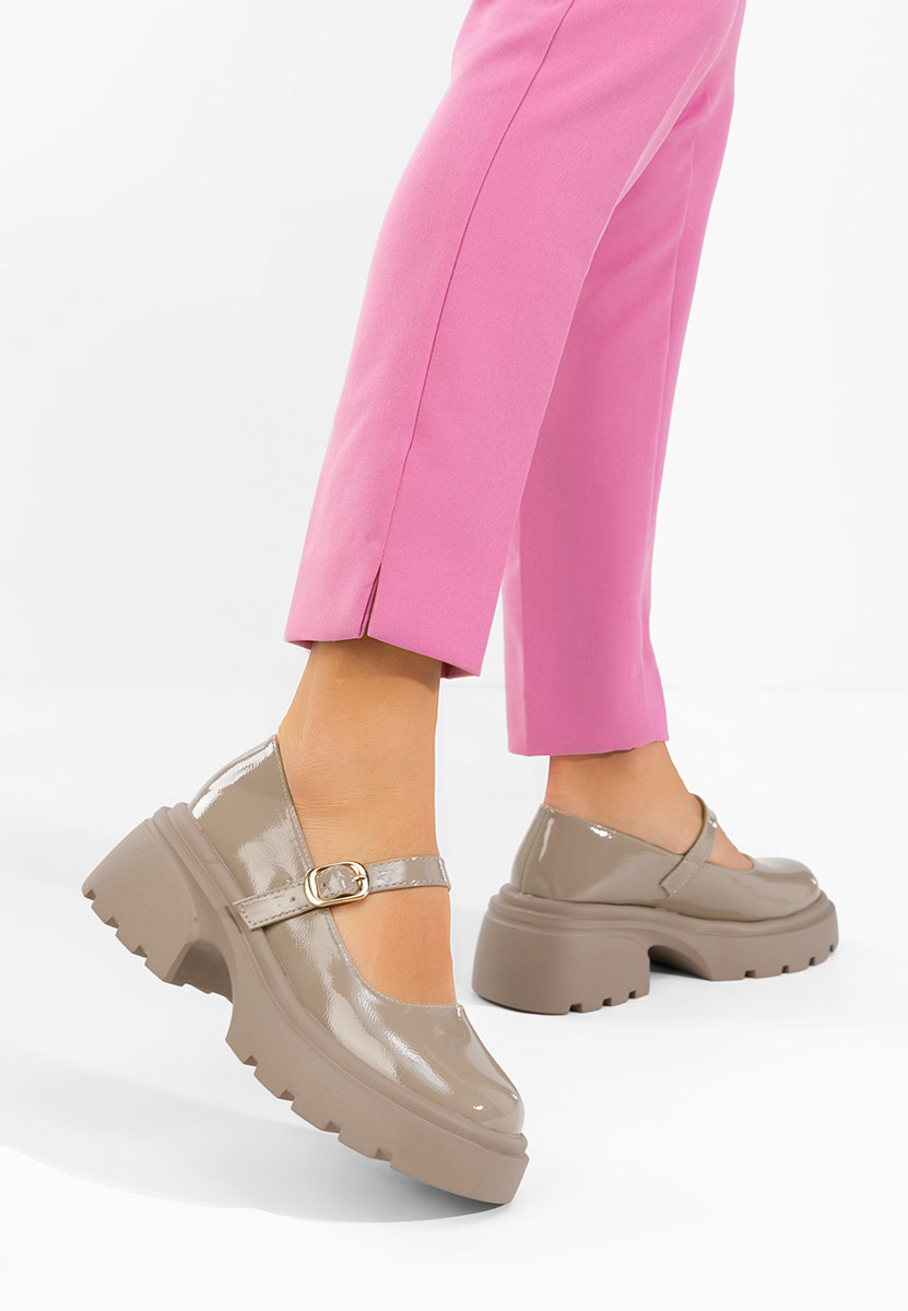 Pantofi cu platformă Maliana kaki