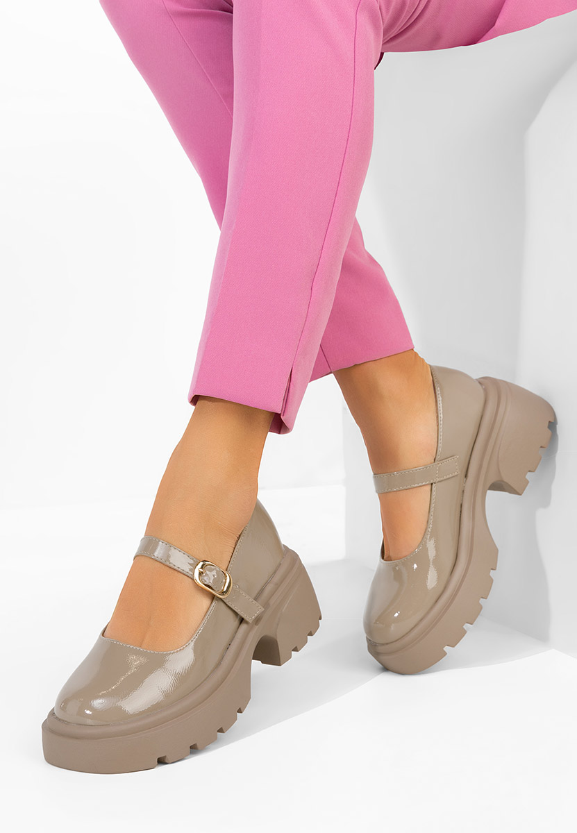 Pantofi cu platformă Maliana kaki