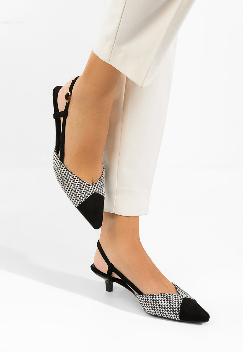 Pantofi slingback Mayuka negri