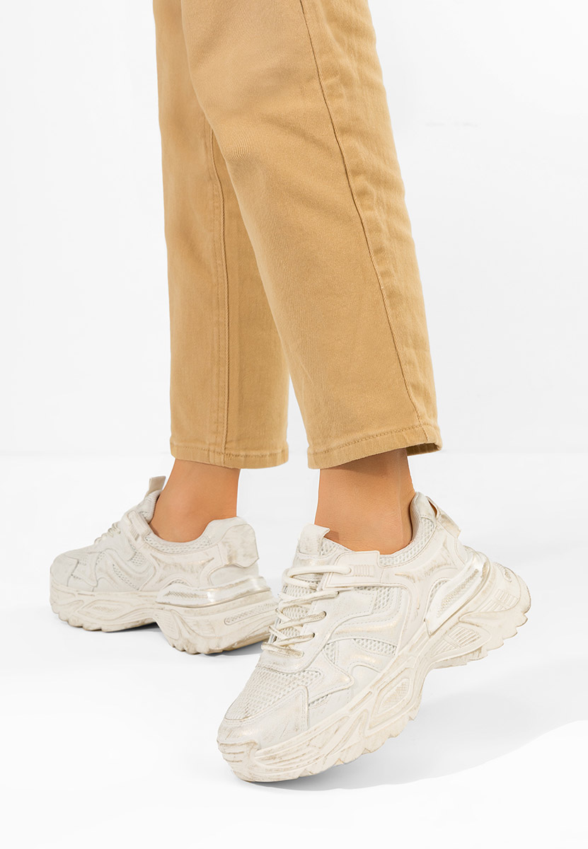 Sneakers cu platformă Yalda bej