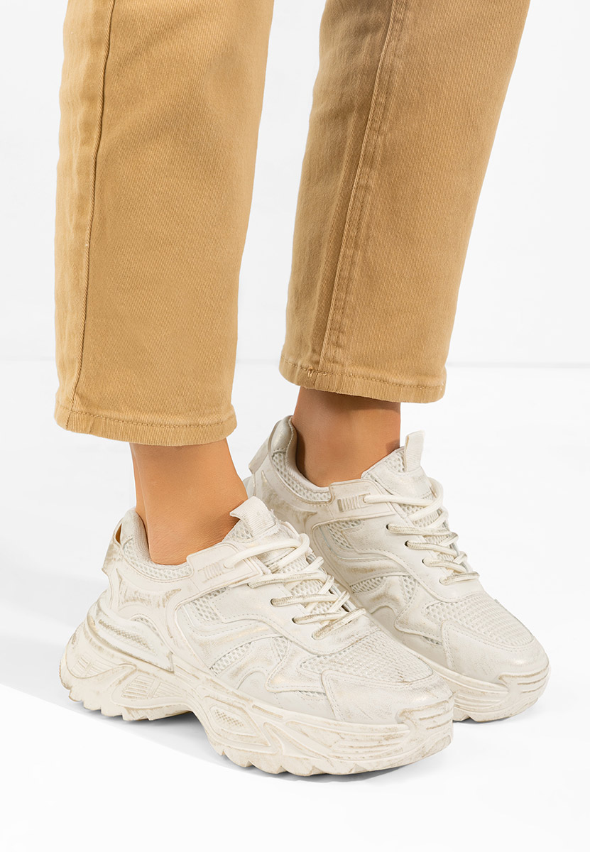 Sneakers cu platformă Yalda bej