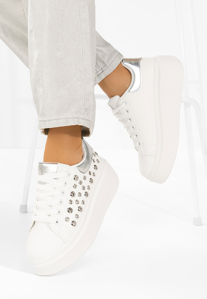 Sneakers cu platformă Anaya V4 albi