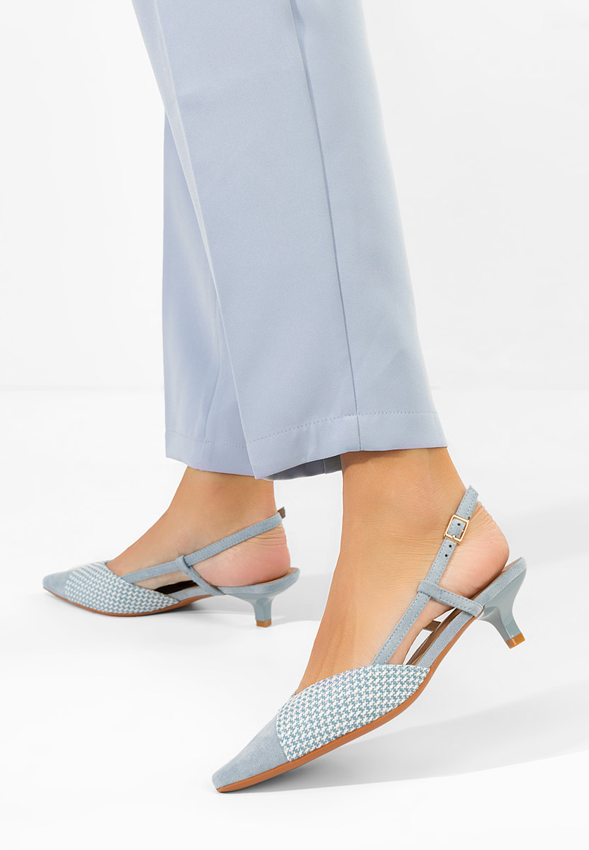 Pantofi slingback Mayuka albastri