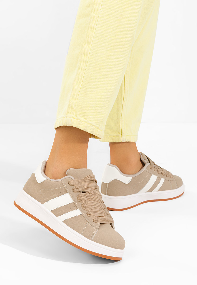 Sneakers dama Antoneta camel