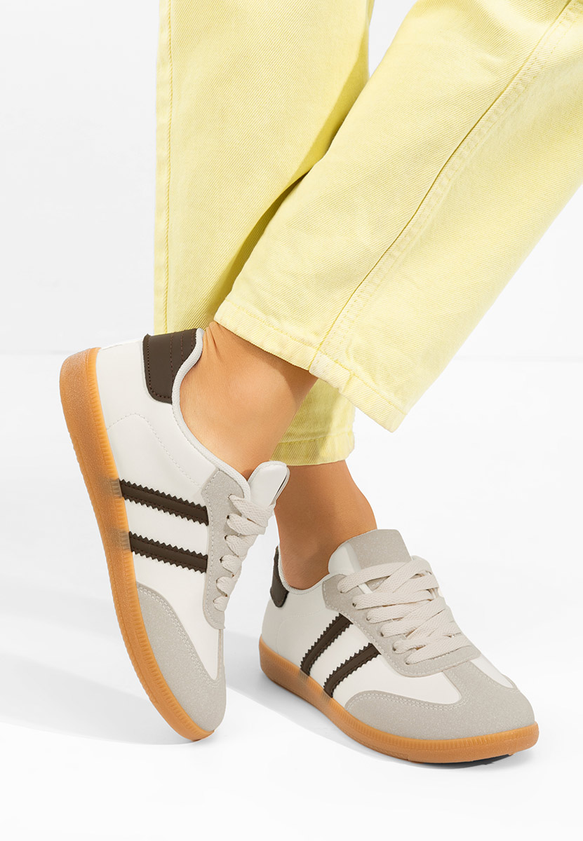Sneakers dama Irenya albi