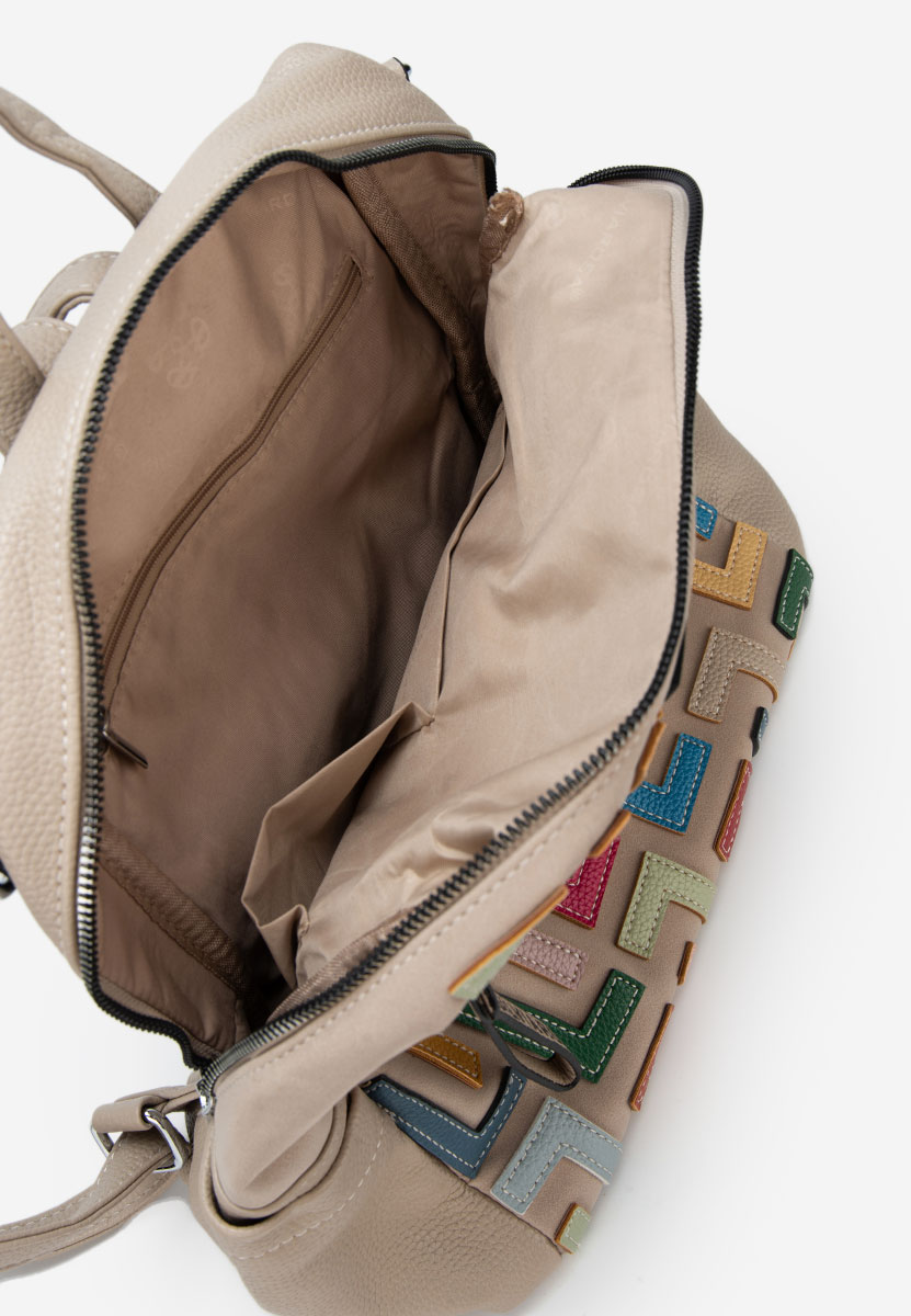 Rucsac dama Silvia Rosa 6129 V2 bej