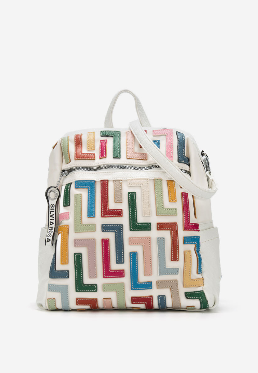 Rucsac dama Silvia Rosa 6129 alb