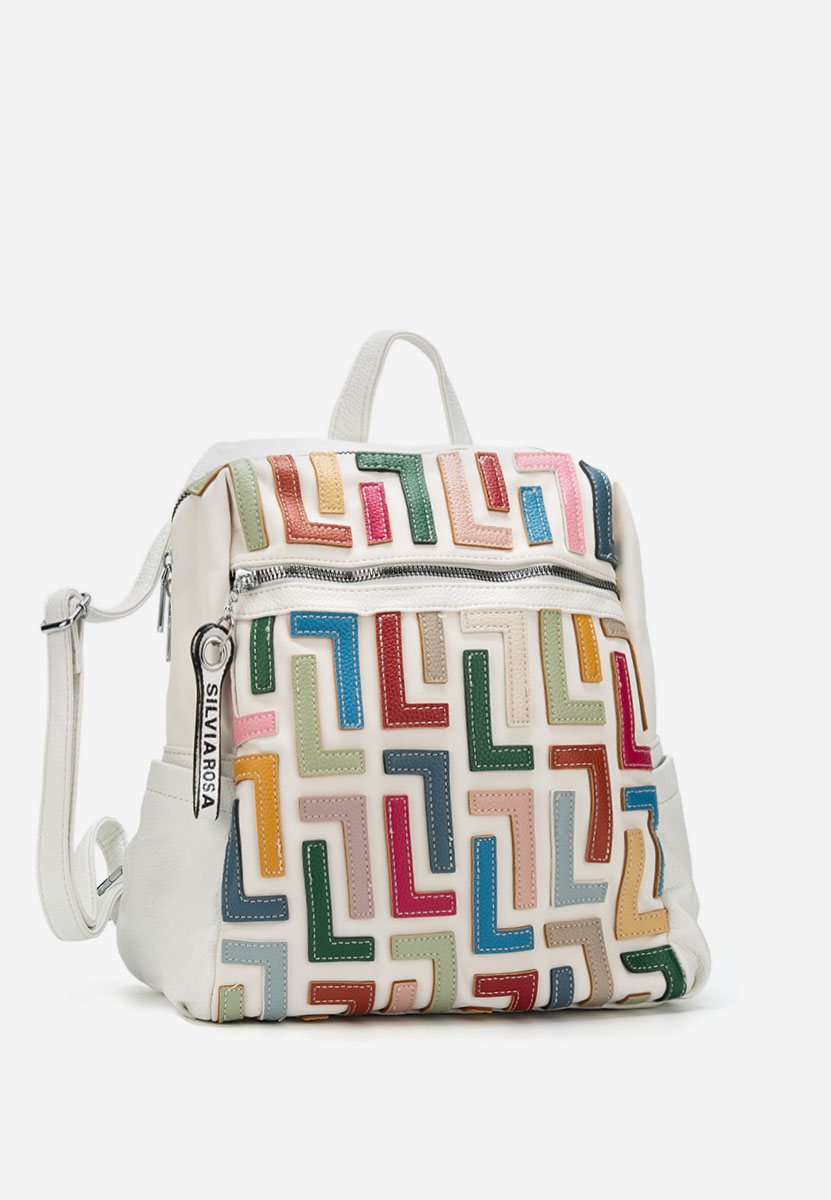 Rucsac dama Silvia Rosa 6129 alb
