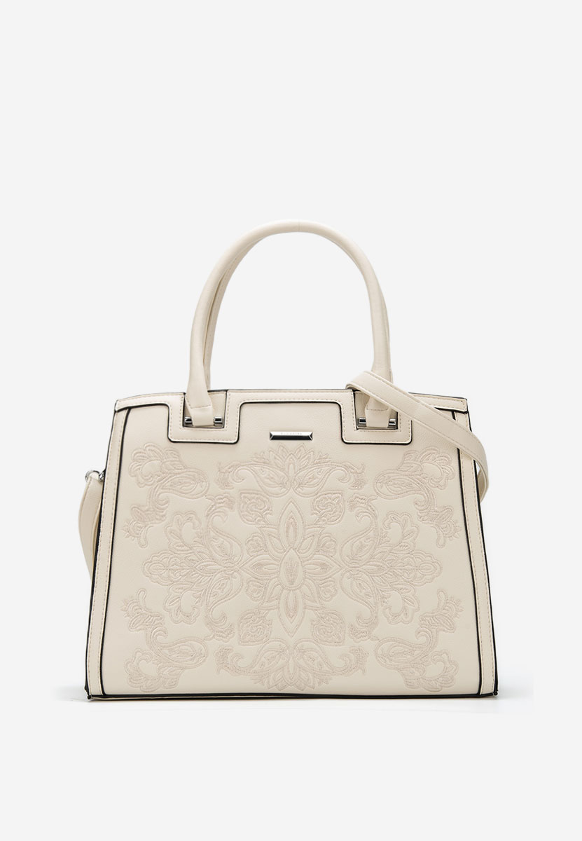 Geanta de mana Aidana bej